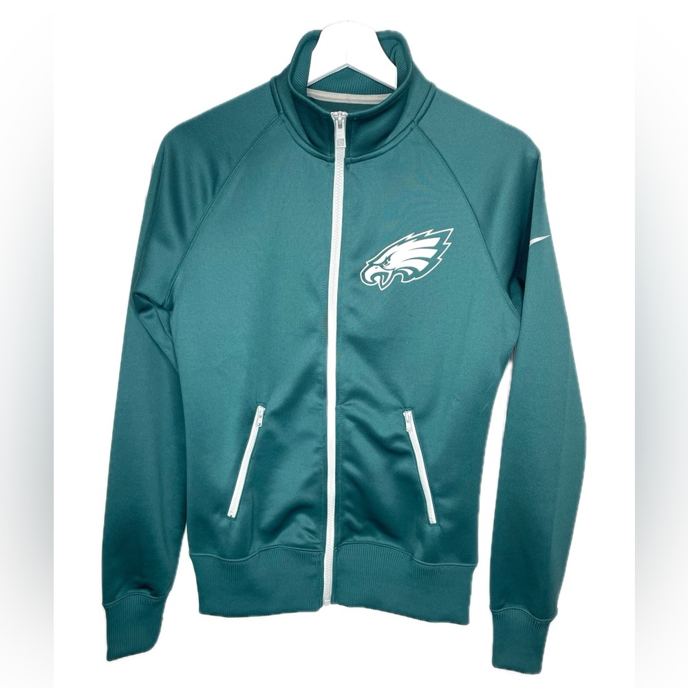 Philadelphia Eagles NFL NIKE Sideline Performance Logo Jacket Women Size Small